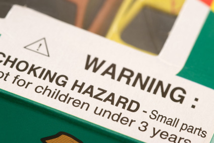 Choking Hazard Label