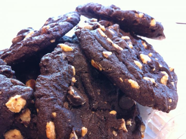 Cookies/biscoitos com amendoins